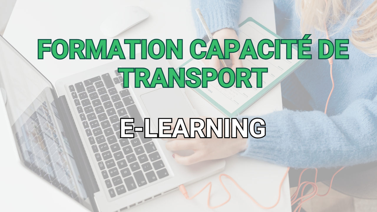 Formation capacité de transport en e-learning - cours en ligne